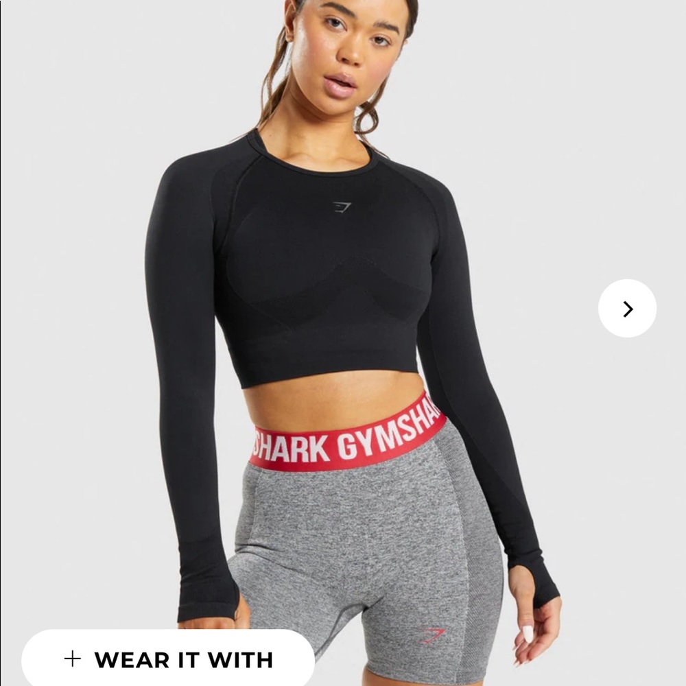 Gymshark flex set long sleeve crop